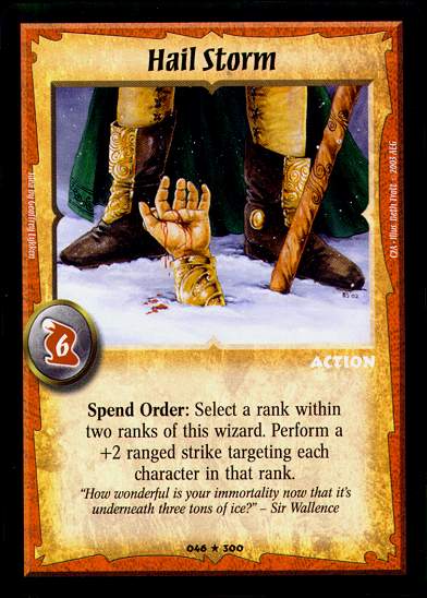 Hail Storm - Foil